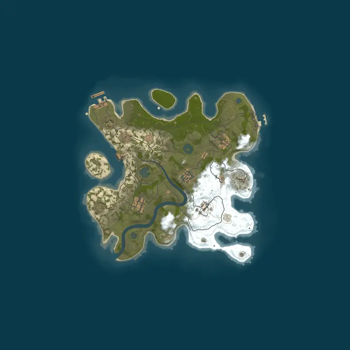 Map of OOZE RUST | 3X SOLO/DUO | LOOT x3 | KITS | SHOP | Just Full Wip