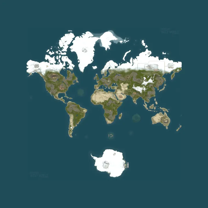 Map of HighMiles Test server