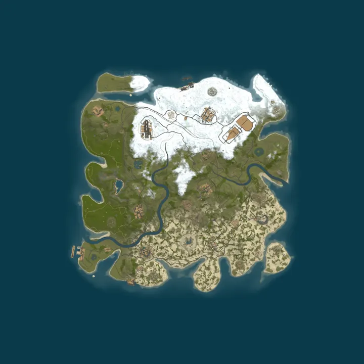 Map of EverGreene 2X | Solo/Duo/Trio | Monthly | Raid Protection