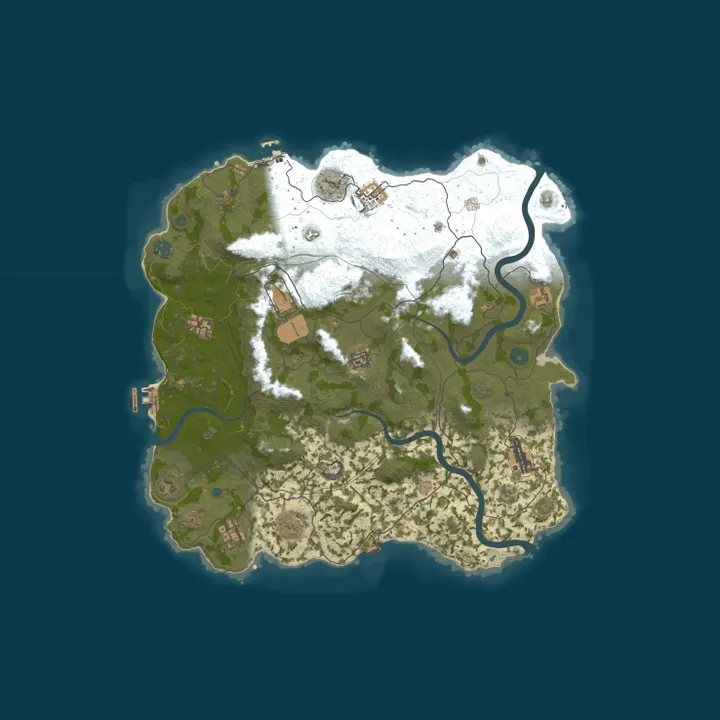 Map of Shadow Island 2X | Bi-Weekly | Quad