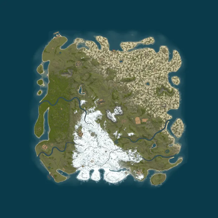 Map of Apophis2 Rust Server