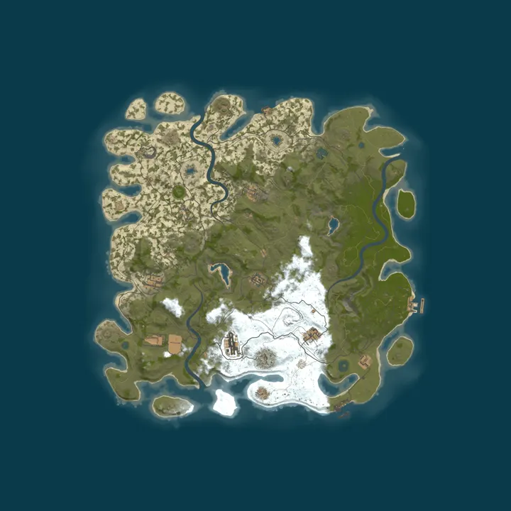 Map of Rusty Pirates | No Decay | Monthly | No BP Wipes