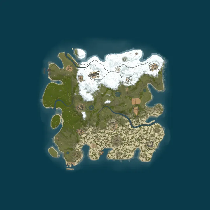 Map of My Untitled Rust Server