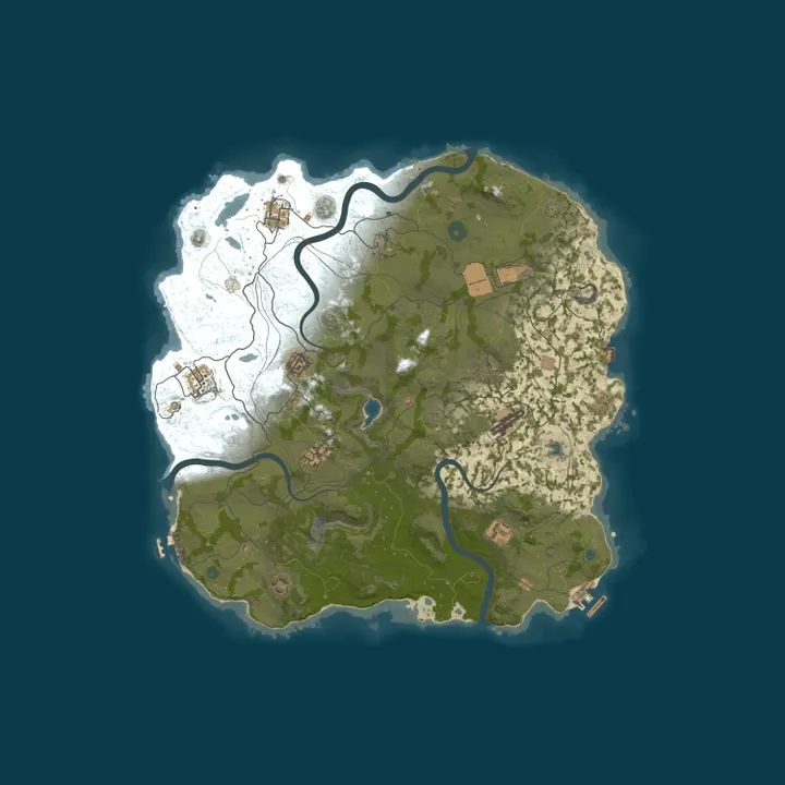 Map of My Untitled Rust Server