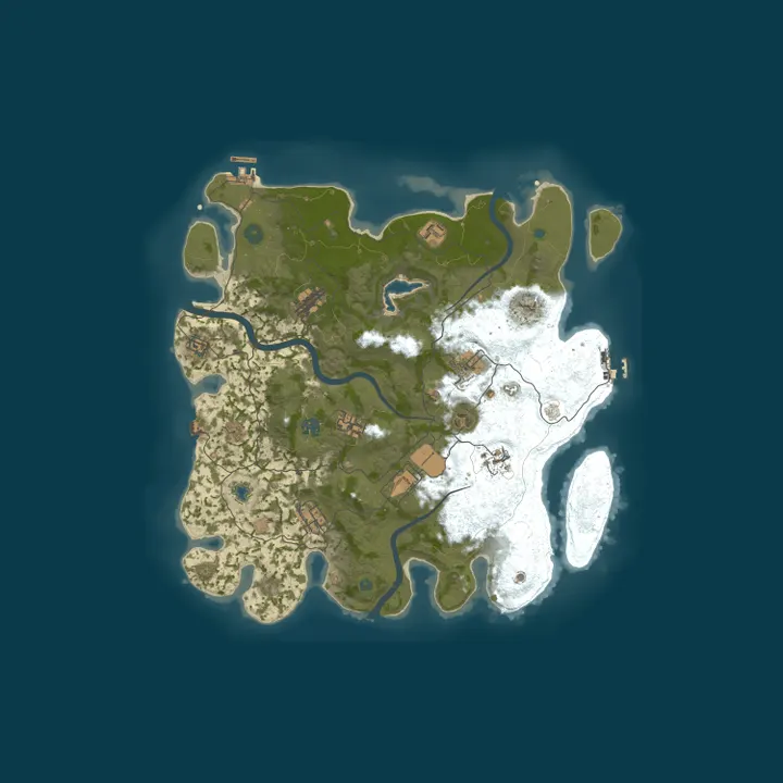 Map of My Hardcore Test Server