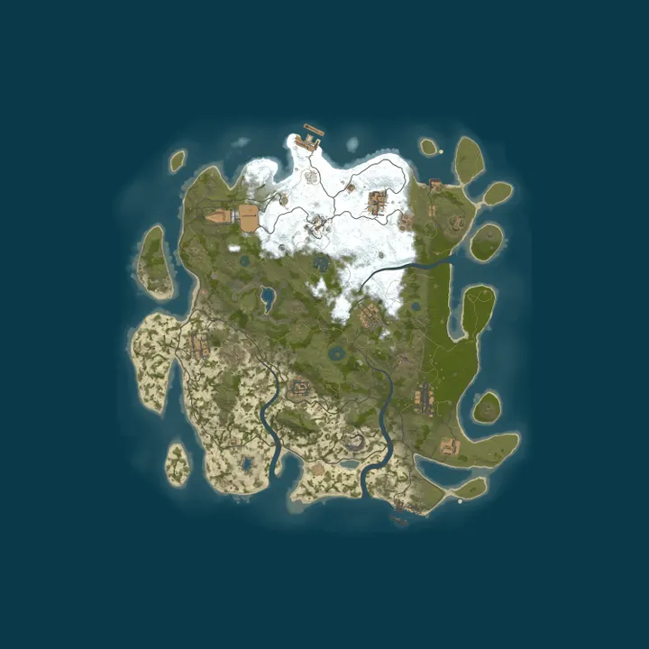 Map of RustiQc | PVE / ZonesPVP | QC FR