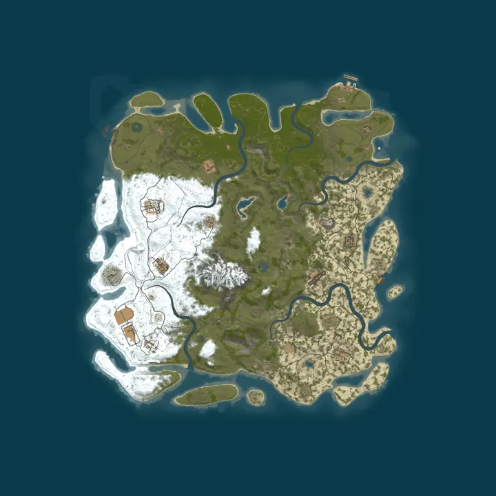 Map of CANADA WEST - PvP Zones | Softcore