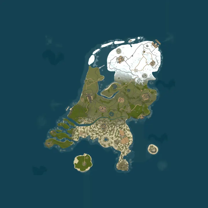 Map of Rust Rampage [US] 25x Monthly