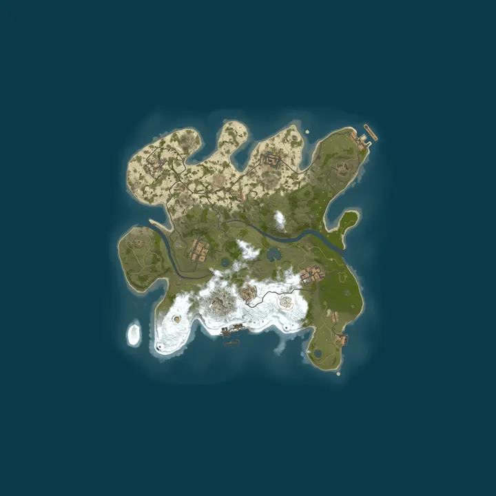 Map of StonedFlorida420 2x PvE