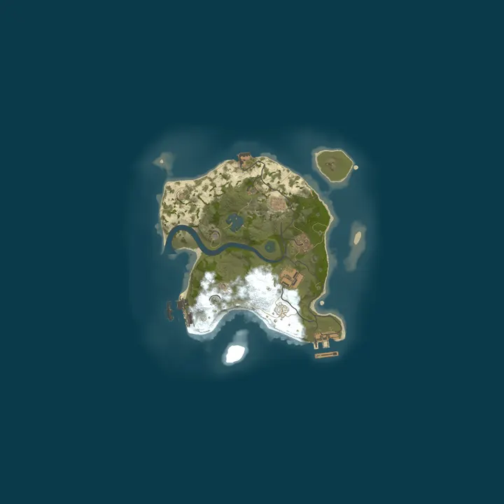 Map of HoneyBadger's Burrow Of WONDERS! Server