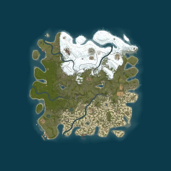 Map of Degenerate's Zombie Survival