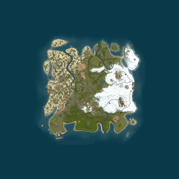 Map of EPICRUST x2/x4 Сервер для Новичков WIPE 09.10