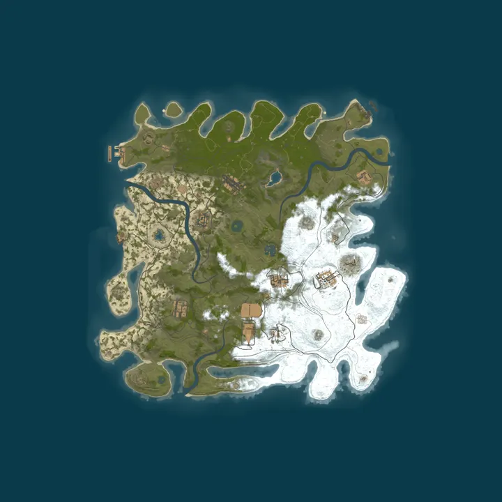 Map of [EU] RUSTERA #1 | X2 | TP | BattlePass | Wiped: 21 hrs ago