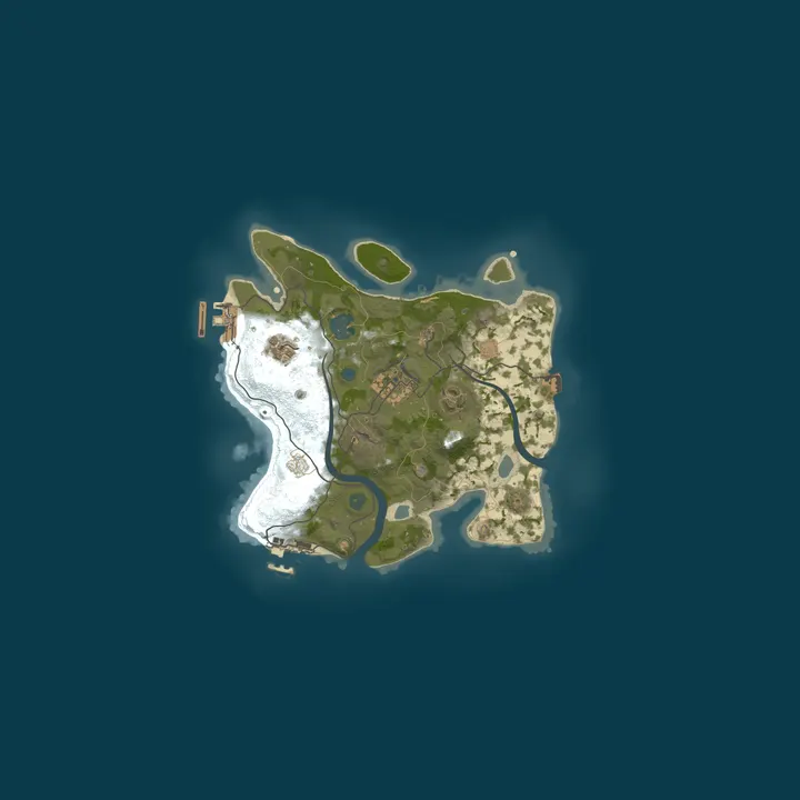 Map of PST Rust Server