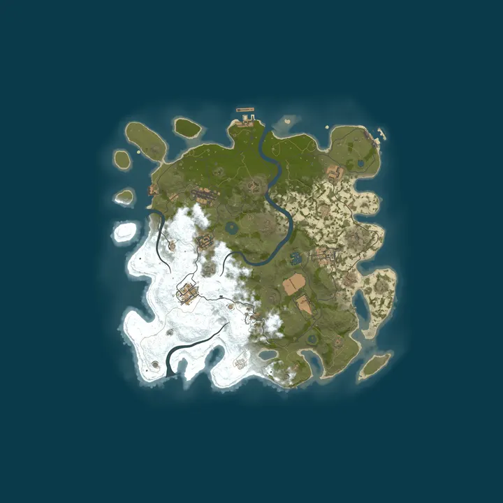 Map of Botan X2 Gather X2 | Loot X2 | Quarry X25 | Fast Smelting and R