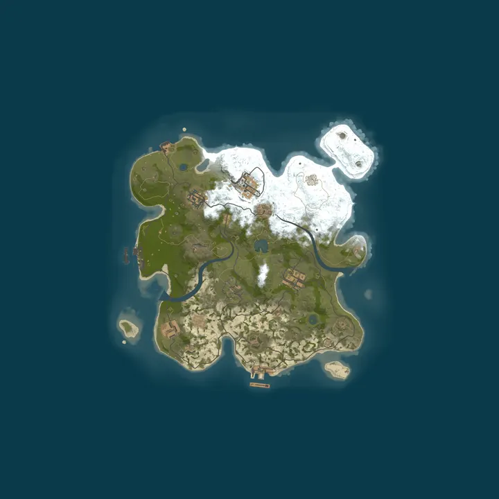 Map of face · пробный