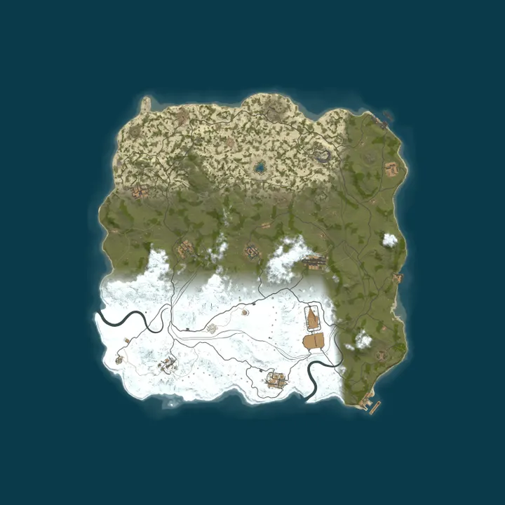 Map of MIRAGE RUST | TUESDAY 2x | VANILLA+ | Wipe 06.10