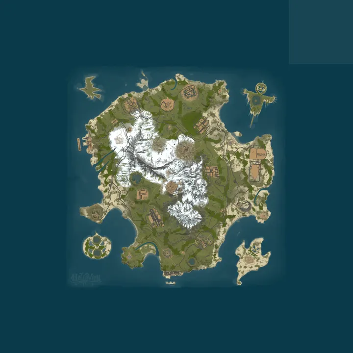 Map of ててぽっぷサーバー