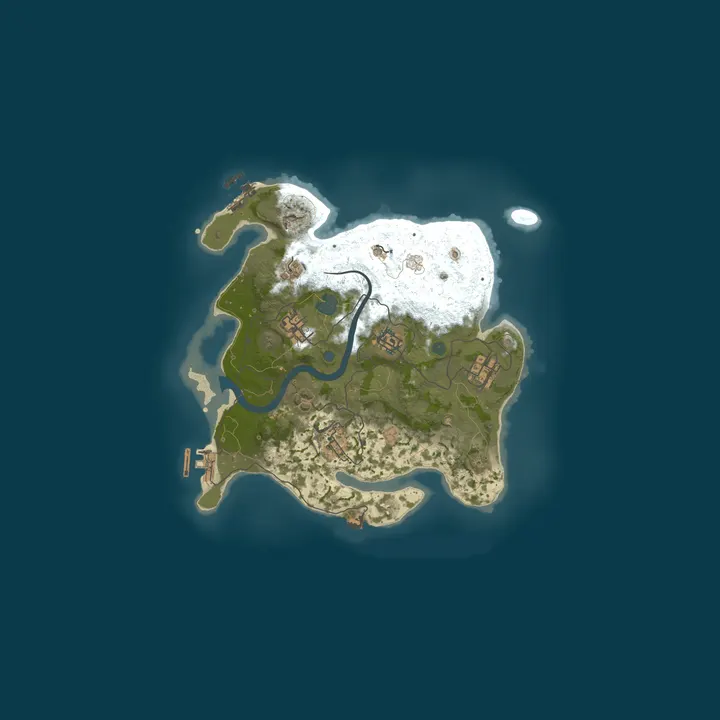 Map of Frontier Rust Monthly - DUO/TRIO/QUAD - Vanilla