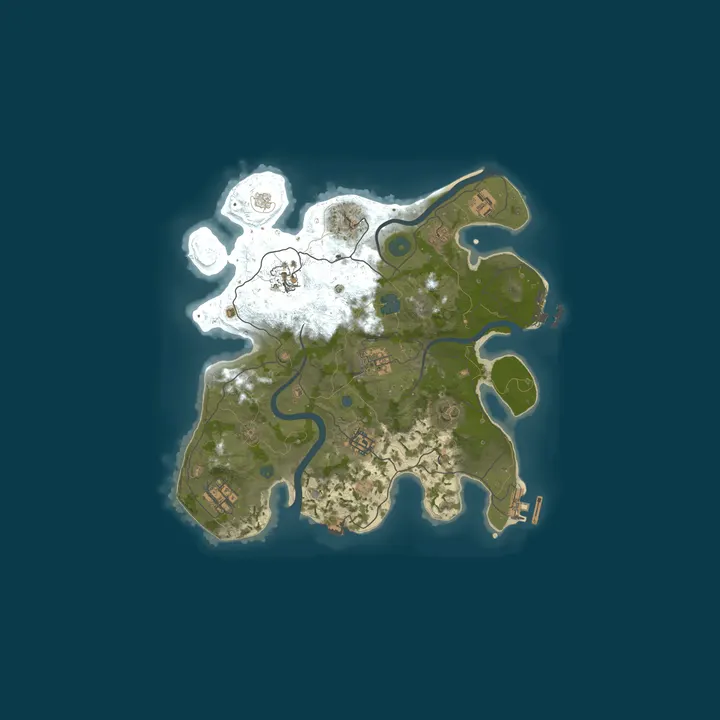 Map of Los pollos locos