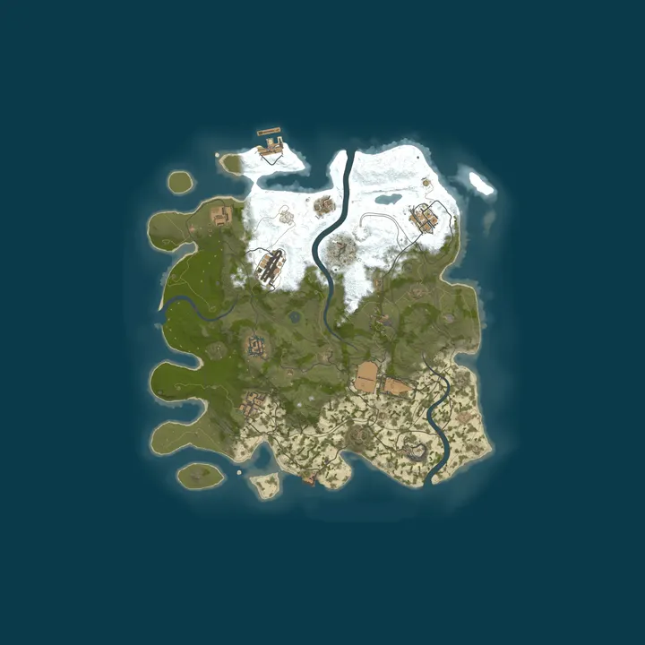 Map of RustOps - Solo/Duo Monthly | WIPES ON FORCE WIPE | VANILLA