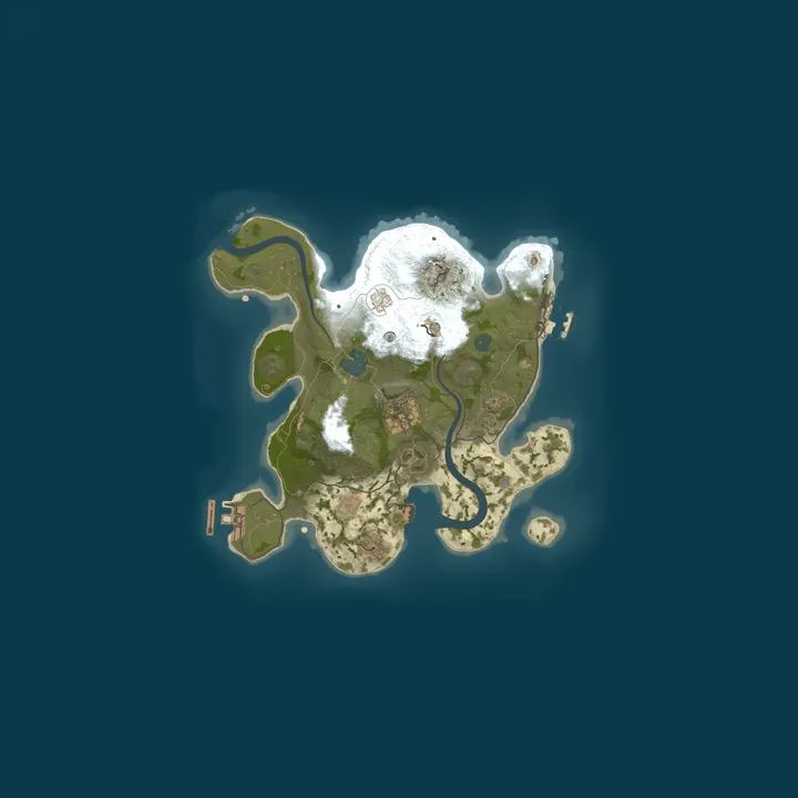 Map of [4Netplayers] Rust beer test Server 7