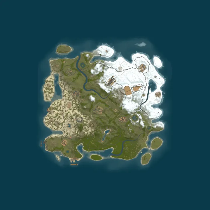 Map of 4Netplayers Rust Server - OK