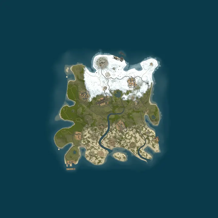 Map of Rust Server by nitrado.net