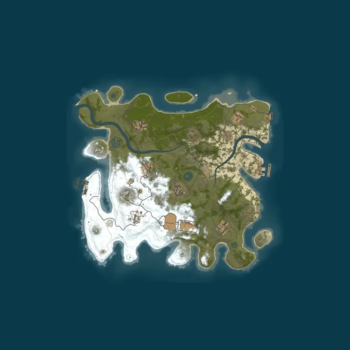 Map of US RustyScape 2x Monthly Main | No BP Wipes | Noob Friendly