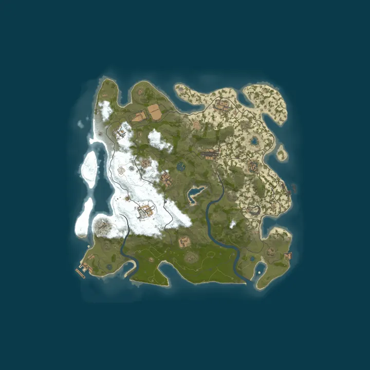 Map of Rust Life's Good PVE x10 | Raid Bosses | Events | Kits