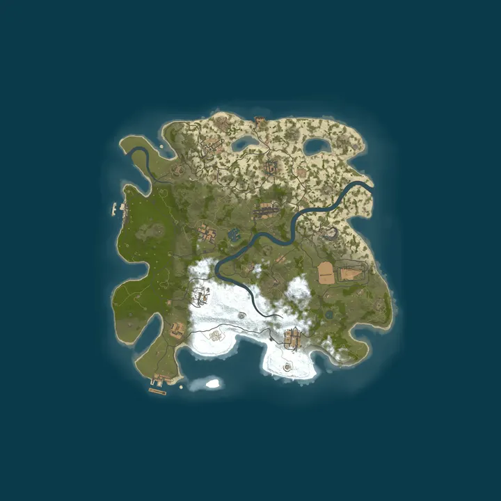 Map of Wasteland Nomads [PvE | VAN] - No Raiding | No Killing