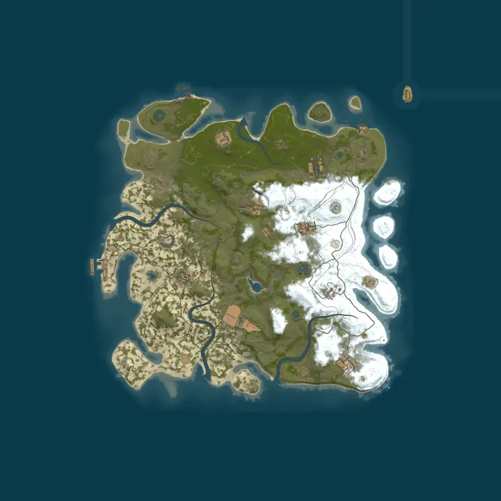 Map of Rust Bound | Monthly | EU | No BP Wipe | 50% Upkeep