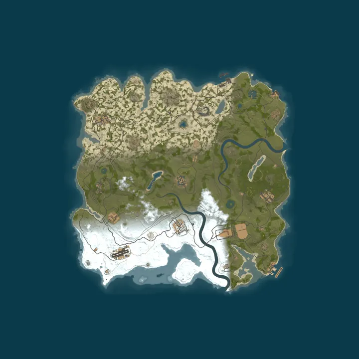 Map of Rusty Rascals | Solo/Duo/Trio/Quad | Monthly | No BP Wipe