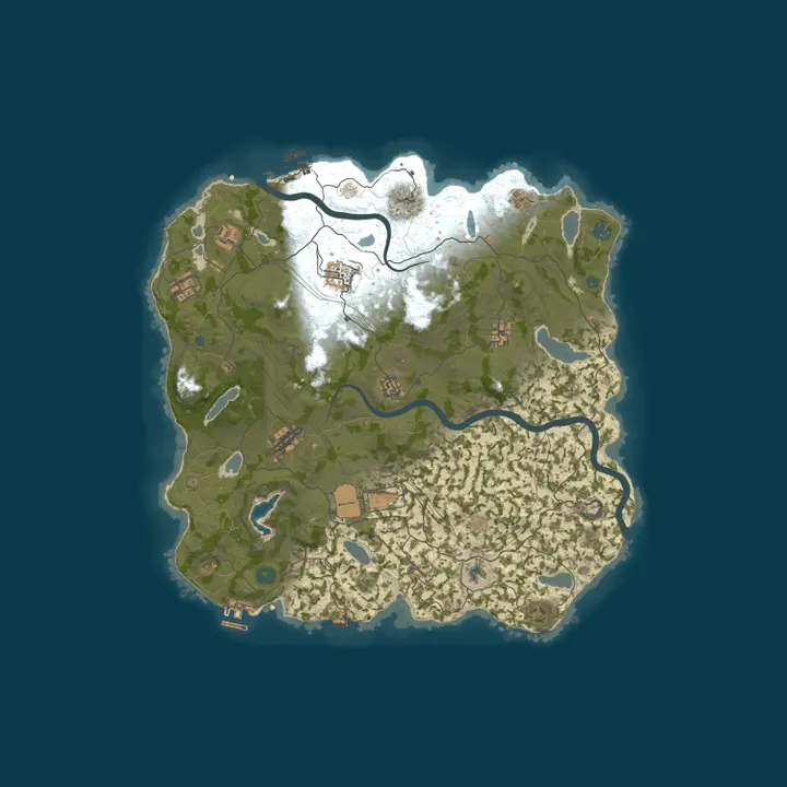 Map of Rusty Rascals | 2x Solo/Duo | Monthly | No BP Wipe