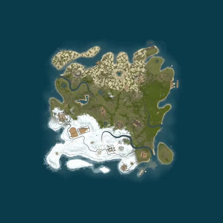 Map of [TR/EU] Atak 10x Pve|Zombie|Raidbase|Skill|Epic|Events|Boss