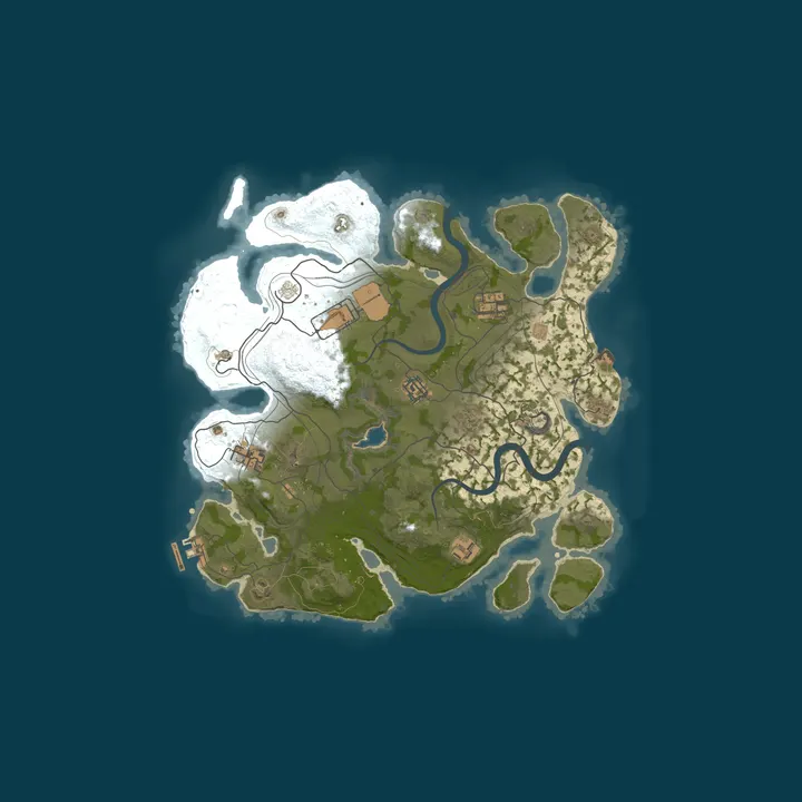 Map of Solar Daddy 3x | PVP | Solo/Duo/Trio/Quad | TP | MINI | QUARRY