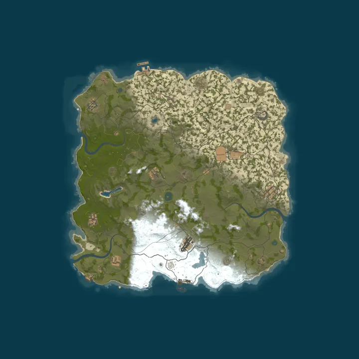 Map of [US] Rustovia - 2x Solo/Duo