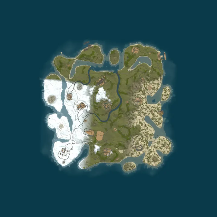Map of HollowServers.co 3x Solo/Duo |LootX3|JUST FULLWIPED