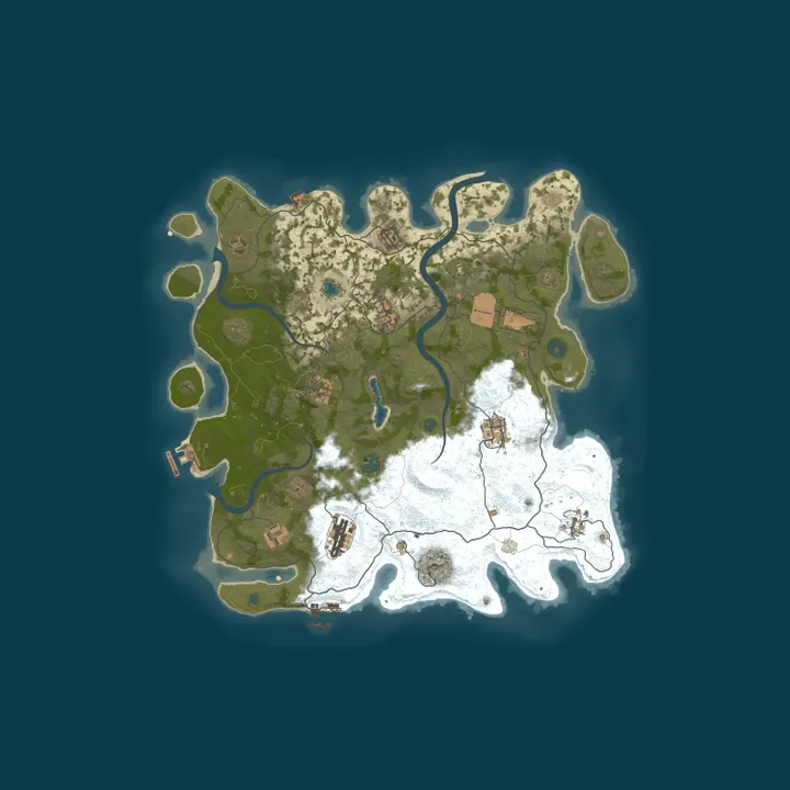 Map of [US] Galaxy 2x PVE Monthly | Raidable Bases | Events