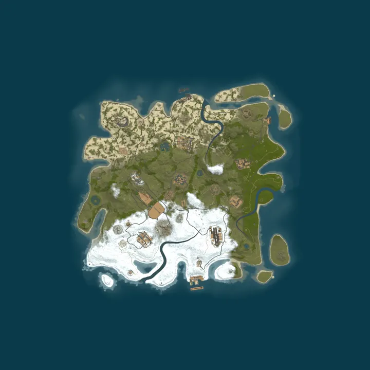 Map of Legend Rust | Vanilla+ | Русский | FPS+ 06.10