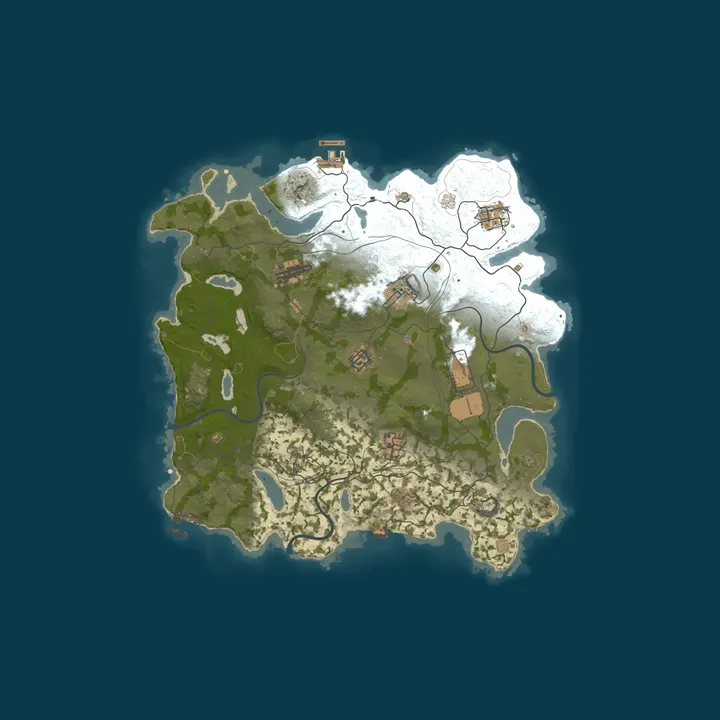 Map of [US] Spoonkid Rust - 2x Tues & Fri | Solo/Duo/Trio | Kits