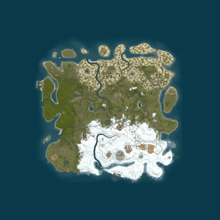 Map of Capital of Villages