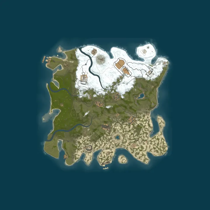 Map of StableRust [Solo/Duo/Trio/Quad] | Monthly | No BP Wipe | Low Up